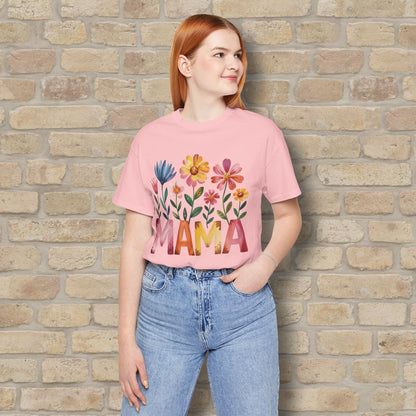 Graphic & Text T-Shirts Watercolor Garden Mama Tee - Vibrant Styles