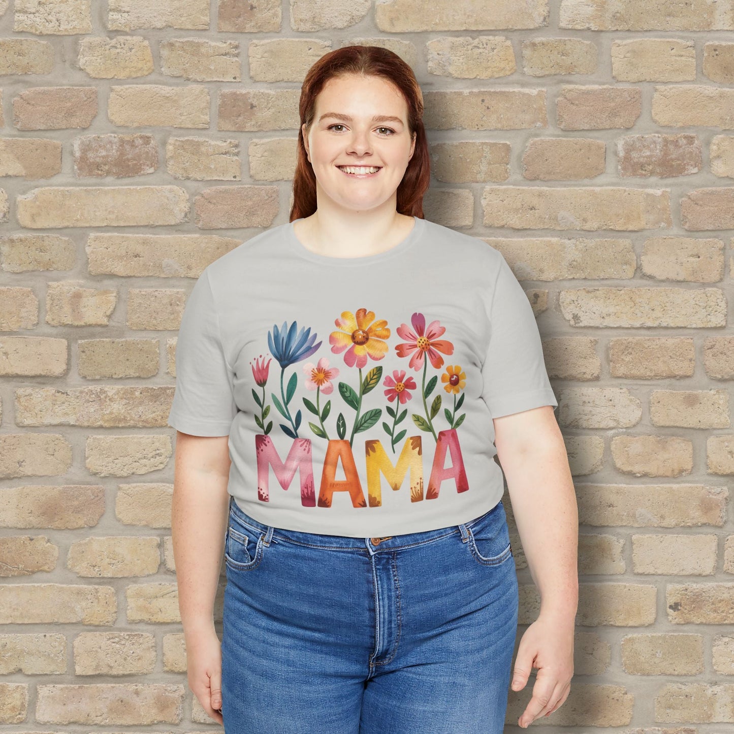 Graphic & Text T-Shirts Watercolor Garden Mama Tee - Vibrant Styles