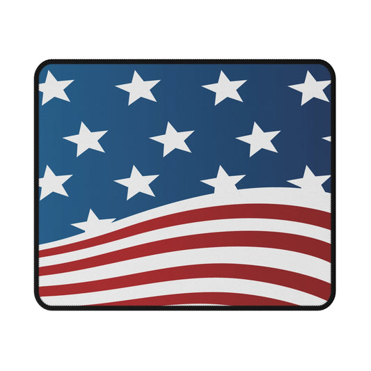 Home Decor Wave of Stars & Stipes Mouse Pad - Vibrant Styles