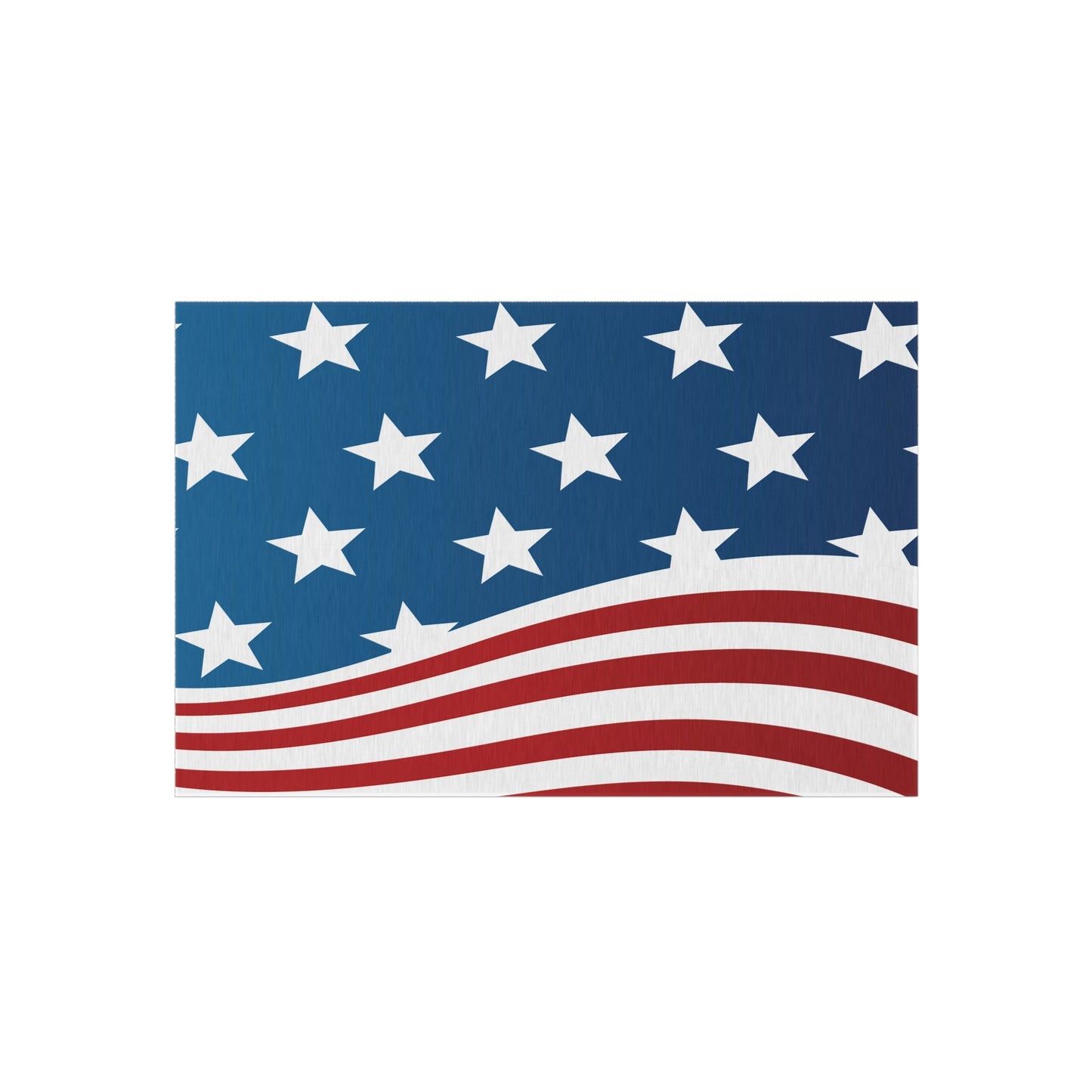 Home Decor Wave of Stars & Stripes Outdoor Rug - Vibrant Styles