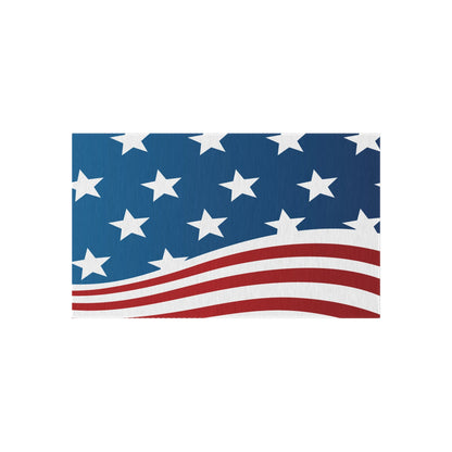 Home Decor Wave of Stars & Stripes Outdoor Rug - Vibrant Styles