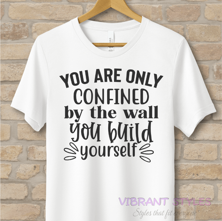 Text Only T-Shirts Why Confine Yourself Tee - Vibrant Styles