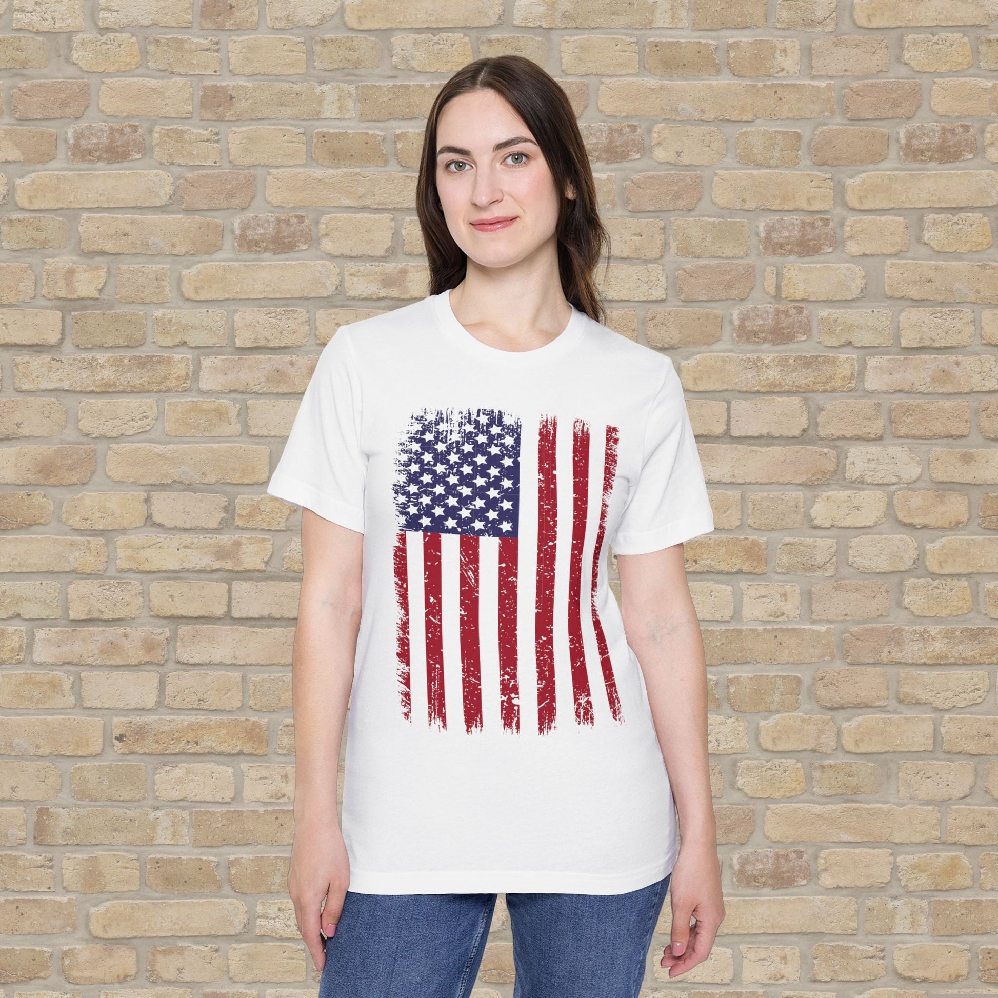 Graphic Only T-Shirt Worn But Standing For Freedom Tee - Vibrant Styles