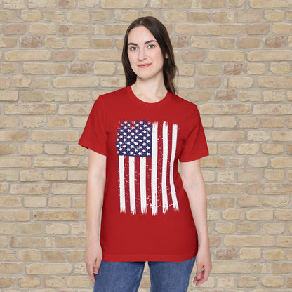 Graphic Only T-Shirt Worn But Standing For Freedom Tee - Vibrant Styles