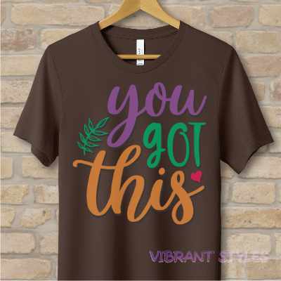 Mostly Text T-Shirts You Got This Tee - Vibrant Styles